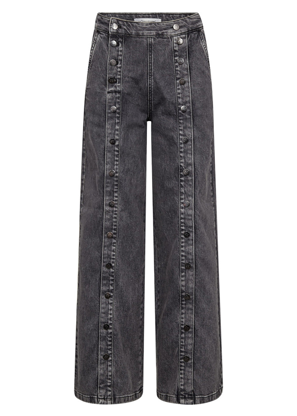 Co Couture WillaCC Button LL Jeans zwart voorkant