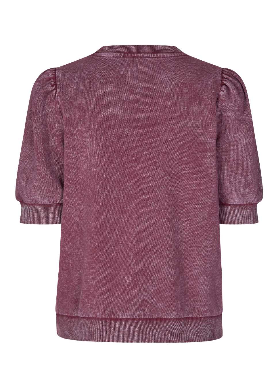 rode sweater mbym met korte mouw Tullie productfoto achterkant