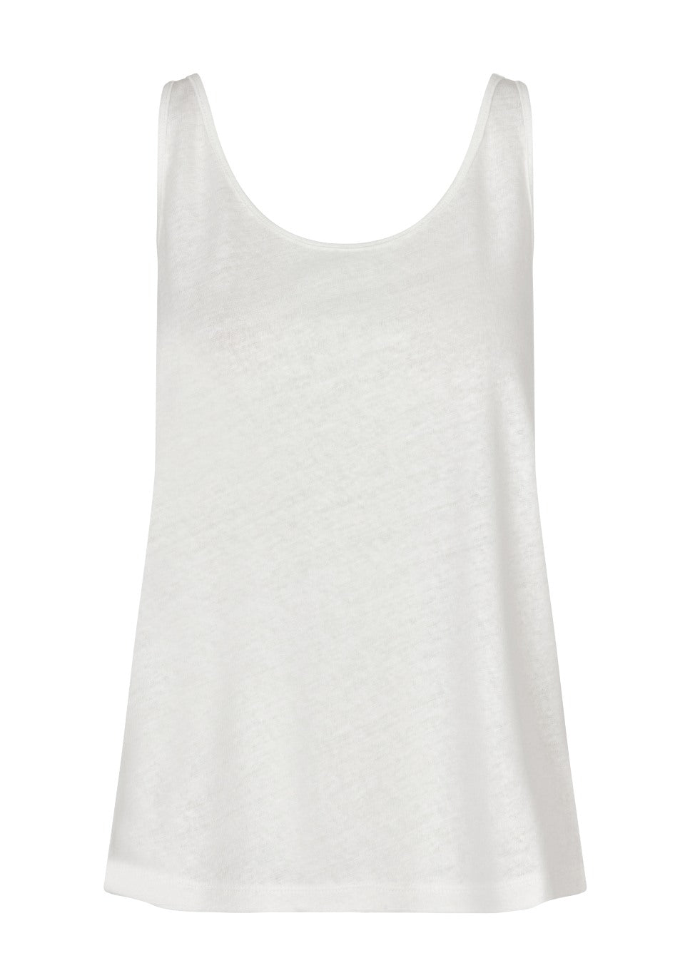 Een fijne basic, dit witte linnen basic hemdje van het merk Modstrom. Het witte hemdje heeft een normale pasvorm in een zachte kwaliteit gemaakt van katoen en linnen. De witte top heeft een ronde halslijn voor en achter. Shop de nieuwe collectie witte dames tops, Modstrom tops bij dameskleding Boetiek Aniek.