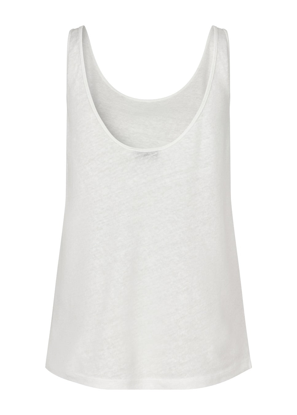 Een fijne basic, dit witte linnen basic hemdje van het merk Modstrom. Het witte hemdje heeft een normale pasvorm in een zachte kwaliteit gemaakt van katoen en linnen. De witte top heeft een ronde halslijn voor en achter. Shop de nieuwe collectie witte dames tops, Modstrom tops bij dameskleding Boetiek Aniek.