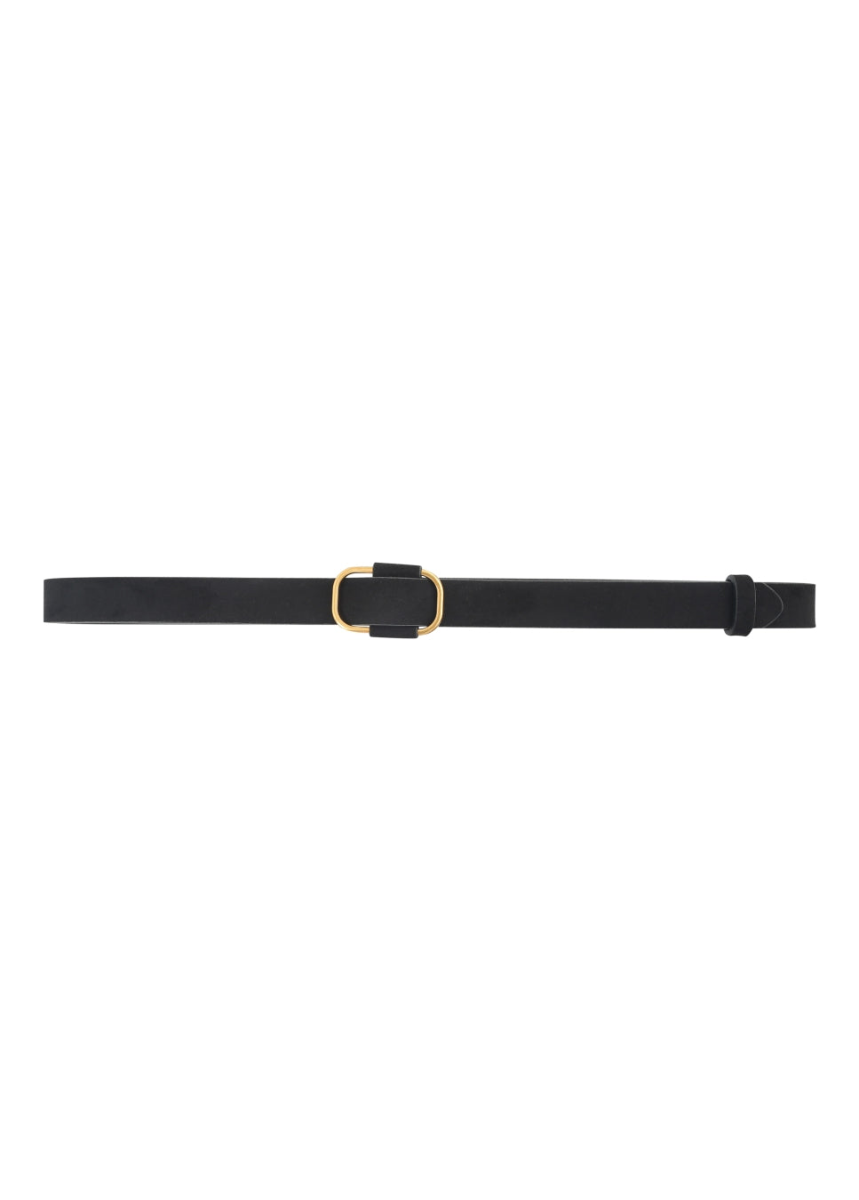 Mooie zwarte dunne riem van het merk Grace & Mila. De zwarte riem met suède-effect heeft een gouden metalen gesp. Benadruk je taille met deze mooie riem, draag de riem op een maxi-jurk, jeans of op een rok met T-shirt of top. Shop de nieuwe collectie riemen, zwarte dames riem, riem met gouden gesp bij Boetiek Aniek.