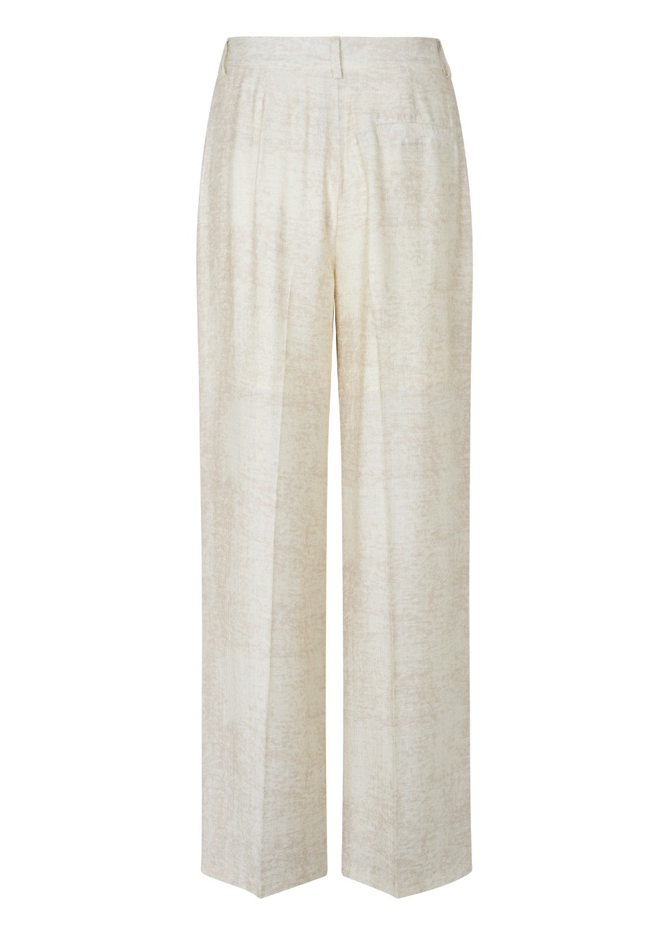 beige print broek mbyM cristiana long m product foto achterkant