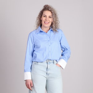 Blouse met kraag dames