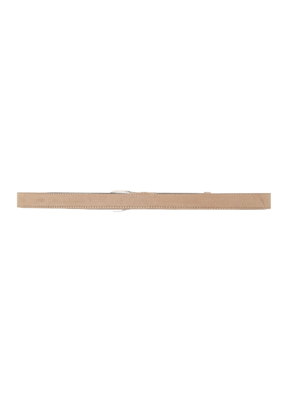 Beige riem van het merk Grace & Mila. De beige riem met suède-effect heeft een zilveren metalen gesp. Benadruk je taille met deze mooie riem, draag de riem op een maxi-jurk, jeans of op een rok met T-shirt of top. Shop de nieuwe collectie riemen, beige riem, dunne riem met zilveren gesp bij dameskleding Boetiek Aniek.