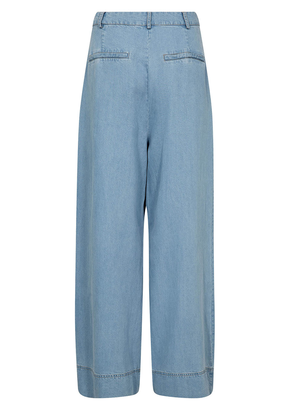 Co Couture TillyCC Pleat LL Pant licht blauw achterkant