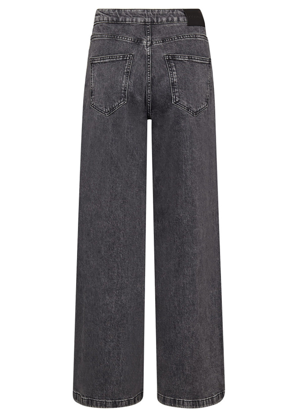 Co Couture  WillaCC Button LL Jeans zwart achterkant