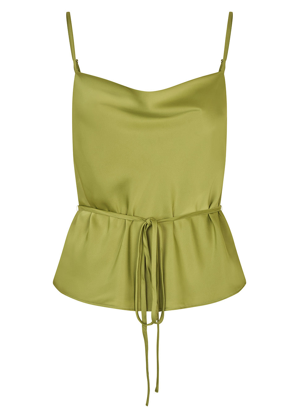 Modstrom Narcissamd strap top groen voorkant