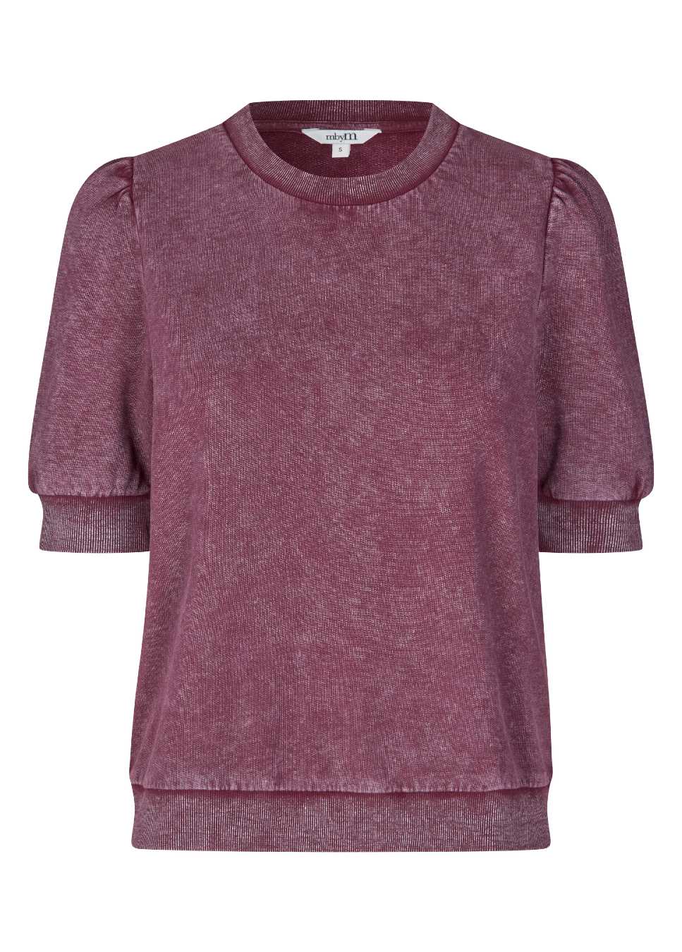 rode sweater mbym met korte mouw Tullie productfoto voorkant