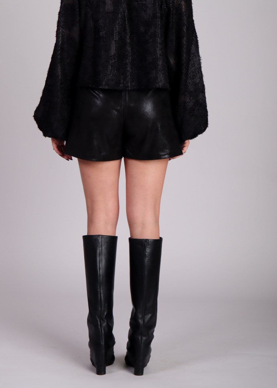 FRNCH Shani short glanzend zwart